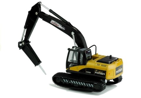 Wiertnica Pojazd Budowlany Szpic Gra Świeci 1:50 LEAN Toys