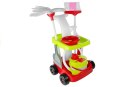 Zabawkowy Zestaw Do Sprzątania Wózek Mop Miotła 9 El. LEAN Toys