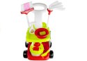 Zabawkowy Zestaw Do Sprzątania Wózek Mop Miotła 9 El. LEAN Toys