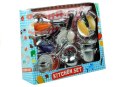 Zestaw Akcesoria Kuchenne Garnki Sztućce Jedzenie LEAN Toys