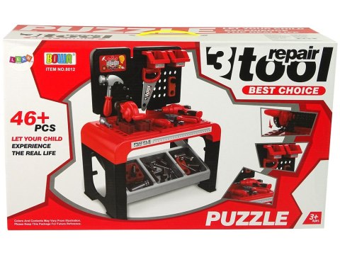 Zestaw Majsterkowicza Warsztat Piła Stołowa Młotek Kleszcze LEAN Toys Zestaw Majsterkowicza Warsztat Piła Stołowa Młotek Kleszcze LEAN Toys