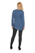 Bluzka Ciążowa Model 0185 Blue - PeeKaBoo PeeKaBoo