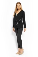 Bluzka Ciążowa Model 1626C Black - PeeKaBoo PeeKaBoo