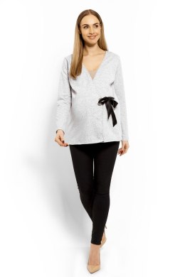 Bluzka Ciążowa Model 1626C Light Grey - PeeKaBoo PeeKaBoo