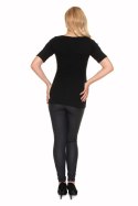 Bluzka Ciążowa Model 1717 Black - PeeKaBoo PeeKaBoo