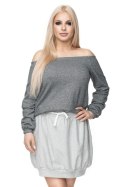 Bluzka Model 0109 Dark Grey - PeeKaBoo PeeKaBoo