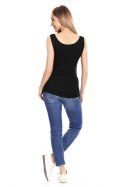 Koszulka ciążowa Model 0141 Black - PeeKaBoo PeeKaBoo