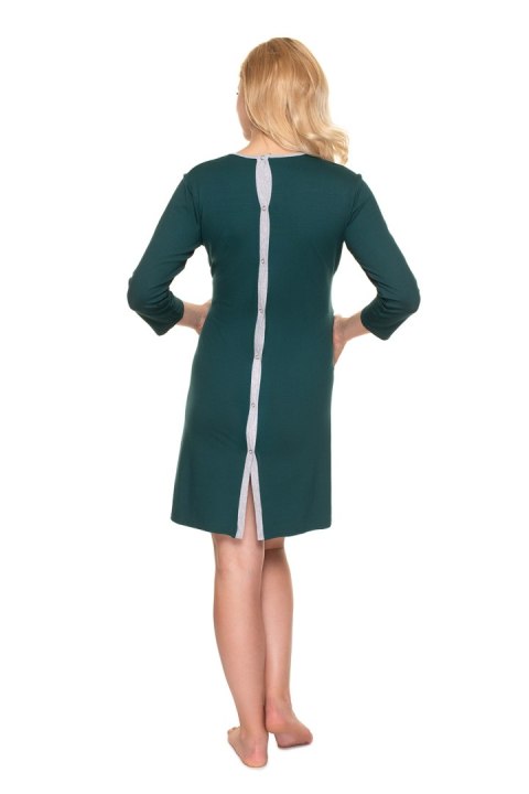 Koszulka nocna Koszula Nocna Ciążowa Model 0197 Butelkowa Zieleń - PeeKaBoo PeeKaBoo Koszulka nocna Koszula Nocna Ciążowa Model 0197 Butelkowa Zieleń - PeeKaBoo PeeKaBoo