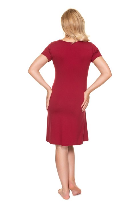 Koszulka nocna Koszula Nocna Ciążowa Model 0198 Bordo - PeeKaBoo PeeKaBoo Koszulka nocna Koszula Nocna Ciążowa Model 0198 Bordo - PeeKaBoo PeeKaBoo
