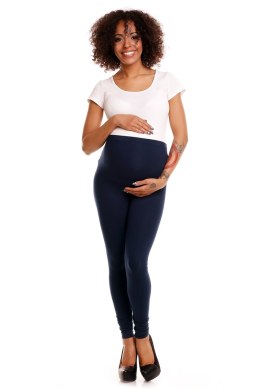Legginsy Ciążowe Model 1469B Navy - PeeKaBoo PeeKaBoo