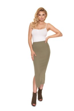 Spódnica Model 1715 Khaki - PeeKaBoo PeeKaBoo