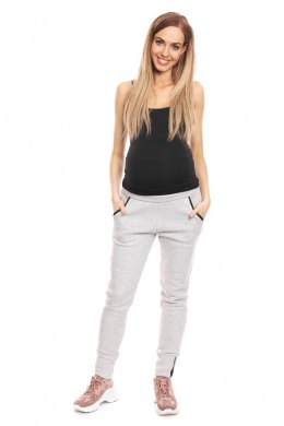 Spodnie Ciążowe Model 0133 Grey - PeeKaBoo PeeKaBoo