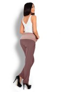Spodnie Ciążowe Model 1276 Cappuccino - PeeKaBoo PeeKaBoo