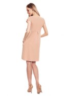 Sukienka Ciążowa Model 0129 Beige - PeeKaBoo PeeKaBoo