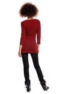 Tunika model 1474 Crimson - PeeKaBoo PeeKaBoo