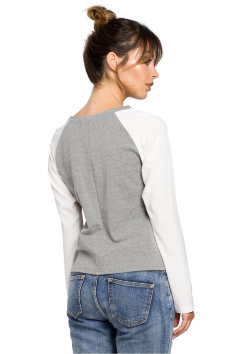 Bluzka Model B047 Grey - BeWear BeWear