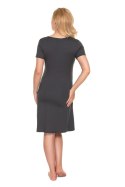 Koszulka nocna Koszula Nocna Ciążowa Model 0192 Grafit - PeeKaBoo PeeKaBoo Koszulka nocna Koszula Nocna Ciążowa Model 0192 Grafit - PeeKaBoo PeeKaBoo
