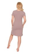 Koszulka nocna Koszula Nocna Ciążowa Model 0203 Cappuccino - PeeKaBoo PeeKaBoo