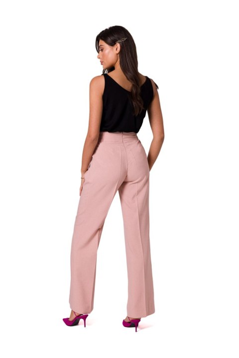 Spodnie Damskie Model B252 Pink - BeWear BeWear Spodnie Damskie Model B252 Pink - BeWear BeWear