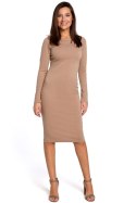 Sukienka Model S152 Beige - Stylove Stylove Sukienka Model S152 Beige - Stylove Stylove