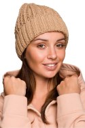 Czapka Damska Model BK057 Camel - BE Knit BE Knit