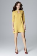 Sukienka Model L001 Yellow - Lenitif Lenitif Sukienka Model L001 Yellow - Lenitif Lenitif