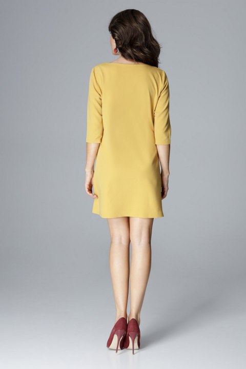 Sukienka Model L001 Yellow - Lenitif Lenitif Sukienka Model L001 Yellow - Lenitif Lenitif