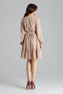 Sukienka Model L053 Beige - Lenitif Lenitif