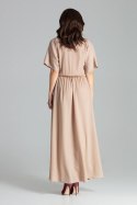 Sukienka Model L055 Beige - Lenitif Lenitif