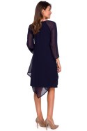 Sukienka Model S159 Navy - Stylove Stylove