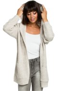 Sweter Damski Model BK002 Beige - BE Knit BE Knit