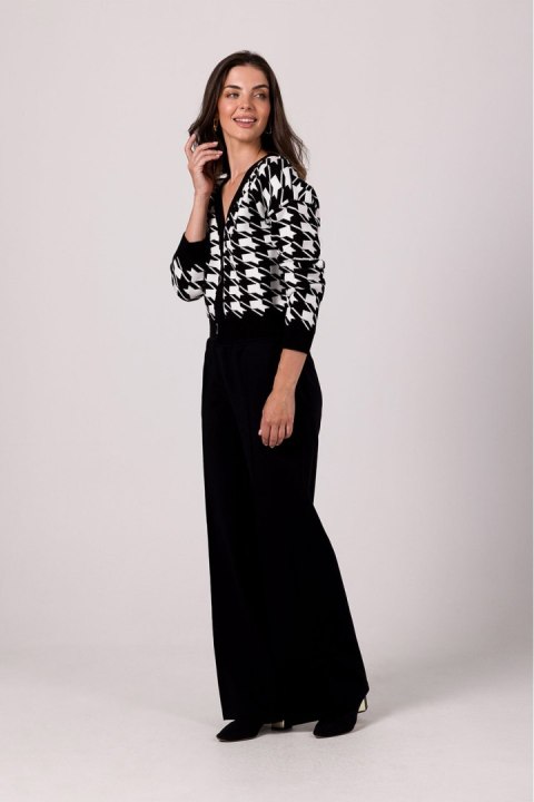Sweter Damski Model BK104 Black - BE Knit BE Knit
