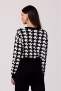 Sweter Damski Model BK104 Black - BE Knit BE Knit