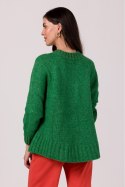 Sweter Damski Model BK105 Szmaragd - BE Knit BE Knit