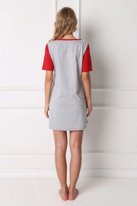 Koszulka nocna Koszula Nocna Model Cookie Grey - Aruelle Aruelle Koszulka nocna Koszula Nocna Model Cookie Grey - Aruelle Aruelle