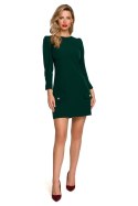 Sukienka Model K148 Butelkowa Zieleń - Makover Makover Sukienka Model K148 Butelkowa Zieleń - Makover Makover