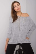 Sweter Damski Model TW-SW-BI-559.45 Grey - Och Bella Och Bella