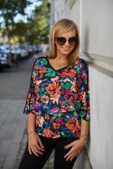 Bluzka Model M355/4 Flowers - La Aurora La Aurora