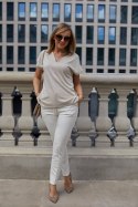 Bluzka Model M386/1 Lurex/Beige - La Aurora La Aurora