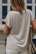 Bluzka Model M386/1 Lurex/Beige - La Aurora La Aurora