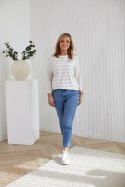 Bluzka Model M393/3 Len/Beige - La Aurora La Aurora