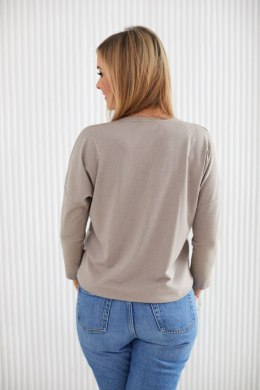 Bluzka Model M393/5 Beige/Ecru - La Aurora La Aurora