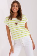 Bluzka Model RV-BZ-8705.17P White/Green - Relevance Relevance