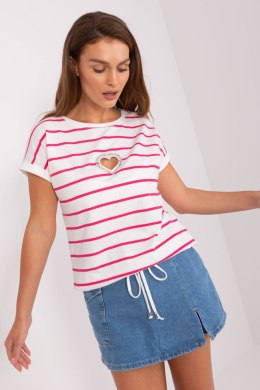 Bluzka Model RV-BZ-8705.17P White/Pink - Relevance Relevance