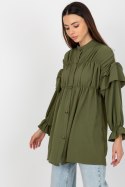 Koszula Damska Model TW-KS-BI-2021745.13X Khaki - Och Bella Och Bella