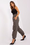 Spodnie Damskie Model TW-SP-OB056.86P Khaki - Och Bella Och Bella