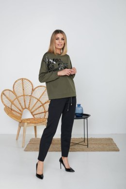 Spodnie Komplet Model M337/2 Khaki/Black - La Aurora La Aurora