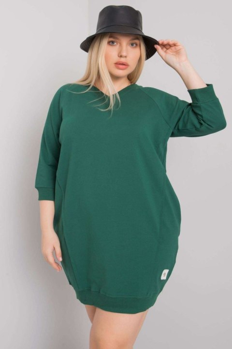 Sukienka Model RV-SK-6847.59P Dark Green - Relevance Relevance Sukienka Model RV-SK-6847.59P Dark Green - Relevance Relevance