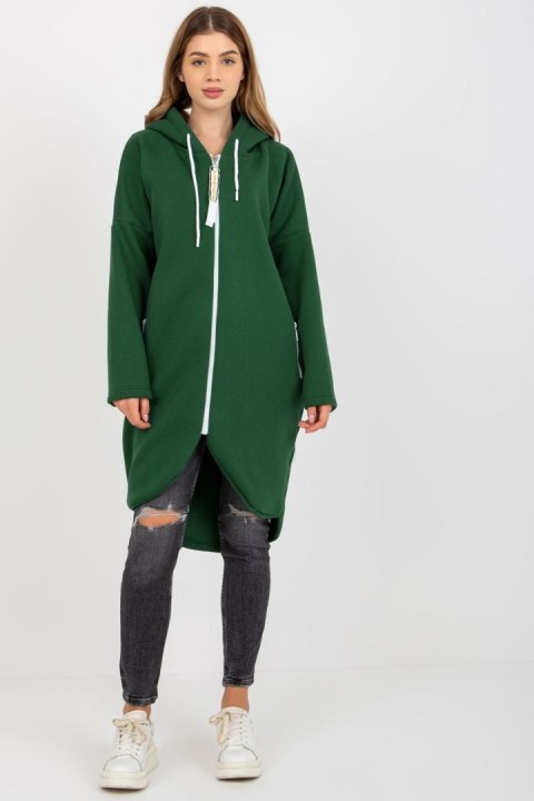 Bluza Damska Model RV-BL-4742.20P Dark Green - Relevance Relevance Bluza Damska Model RV-BL-4742.20P Dark Green - Relevance Relevance
