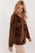 Bluzka Model DHJ-BZ-19916.03P Brown - Italy Moda Italy Moda